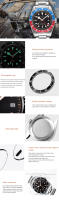 Reloj De Pulsera Mecánico De Lujo 41mm NH34 GMT Luminoso Corgeut Con Vidrio De Zafiro Resistente Al Agua 10Bar Para Hombres - details 1