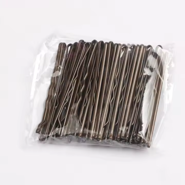 50PCs Clip De Pelo Dorado Para Mujer U Shaped Barrette Herramienta De Peinado Multifuncional Accesorio De Cabello Adulto - 1