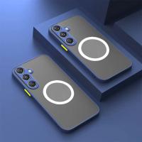 Funda Magnética Para Samsung Galaxy A55 5G A35 A25 A15 A54 A53 A52 A34 A14 A32 A13 A51 Resistente Al Choque Armadura Teléfono Cubierta Mate Suave Transparente - details 7