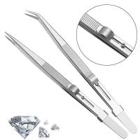 Tijeras De Ajuste Profesionales En Acero Inoxidable Con Hebilla Y Cierre De Deslizamiento Antiestática Para Joyería De Diamante Herramienta De Precisión - details 3