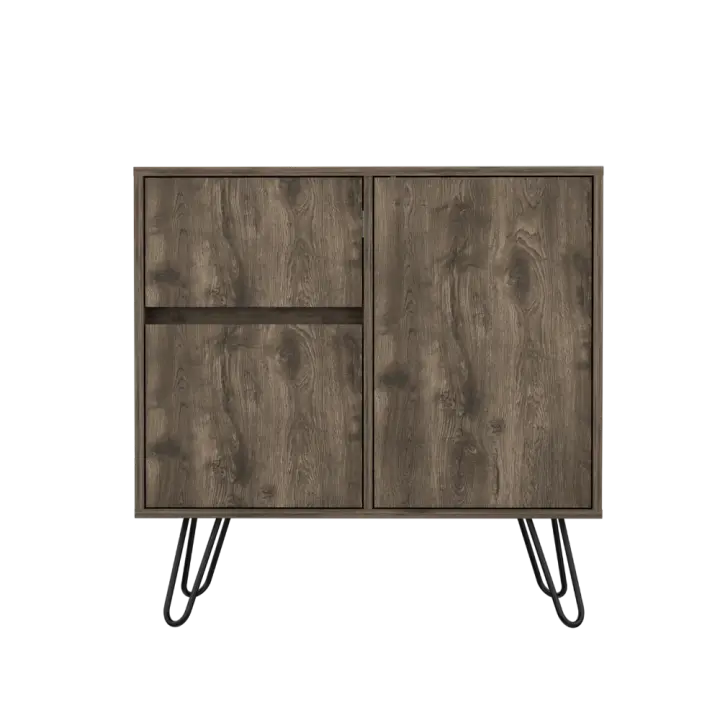 TUHOME Aparador de salón Z80 Andora, con gabinete, Bellota Madera manufacturada Salón-Aparador - 1
