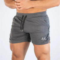 Shorts Deportivos De Verano Para Hombre 2024 Fitness Ropa De Gimnasio Quick Dry Pantalones Cortos De Malla Para Correr - details 8