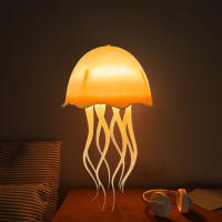Lámpara De Ambiente En Forma De Medusa Colorido Y Gradient Controlada Por Sonido Lámpara Nocturna Pequeña Dinámica Flotante Luz Colgante Creativa - details 12