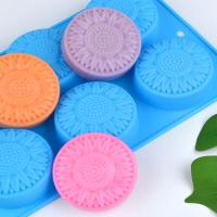Molde De Silicona En Forma De Flor Creativa Para Hacer Sabanas De Mano Candles Pasteles De Fondant Y Dulces 6 Cavidades - details 0
