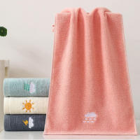 Pack de 4 Toallas de Baño Infantiles Suaves en 4 Colores de Algodón 100% para Niños (25 X 50 Cm, Dibujos Animados Coloridos) - details 4