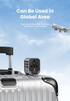 Adaptador De Viaje Universal 5 En 1 Con 2 USB-C Y 2 USB-A Cargador De Pared Para USA EU UK AUS Plug Incluye 2 USB Para Dispositivos Móviles - details 12