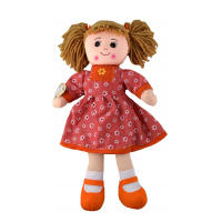peluche muneca Trapo de nina muy guapa con vestido multicolores  10colores surtidos 50cm-color aleatorios,precio por unidad - details 6
