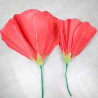 Gran Rosa Artificial De Espuma Para Fotografía Y Decoración De Fiestas Hecha a Mano Con Terminación Brillante Flores Artificiales Para Alineaciones Y Arreglos - details 12