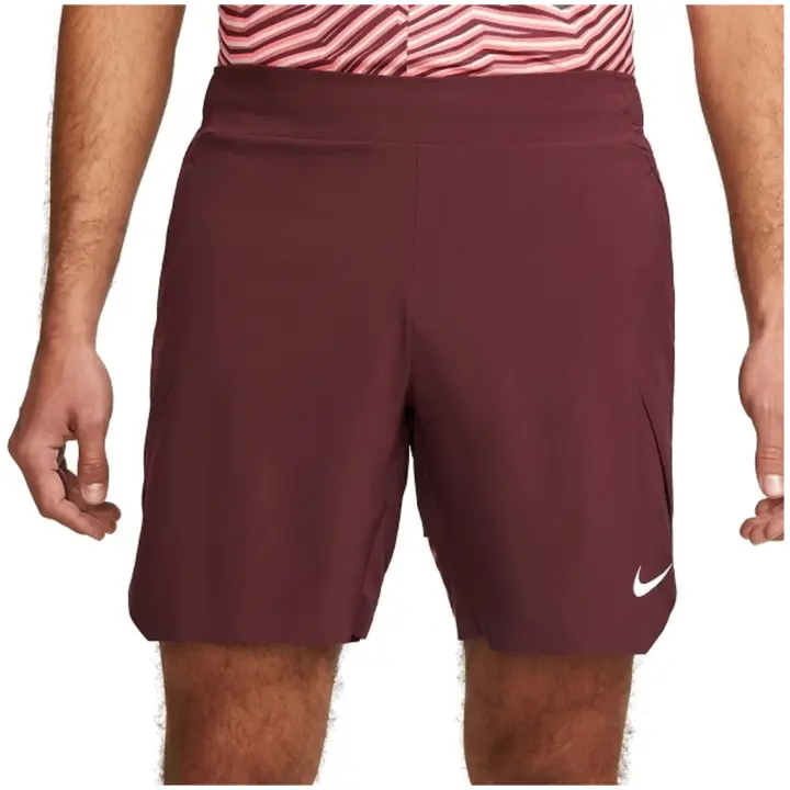Short Nikecourt Dri-Fit Slam Para Hombre En Color Granate - 1