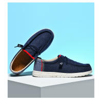 Zapatos Casuales Para Hombre Talla Grande Deportivos Suaves Para Caminar Trabajo Lazos Suela De TPU Absorbente De Sudor Transpirable Adecuados Para Primavera Y Otoño - details 13