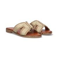 Sandalias planas de Mujer EXE P3376-6 PALA HUECOS EMBRODEIRY GOLD 32810 24V - details 2