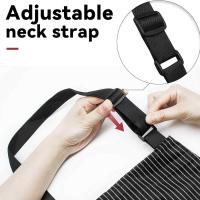 Delantal de cocina con babero ajustable, delantal de chef suave con bolsillos dobles para hombres y mujeres - details 3