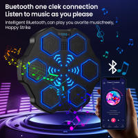 ntrenador de boxeo musical inteligente,  máquina de boxeo de respuesta electrónica LED,  bolsa de arena colgante de pared,  Compatible con Bluetooth para niños y adultos ntrenador de boxeo musical - details 1