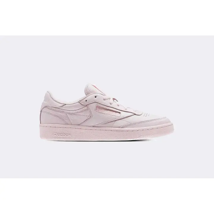 Zapatilla Reebok Club C85 de Piel Estilo Old School Mujer - Porcelain Pink - 1