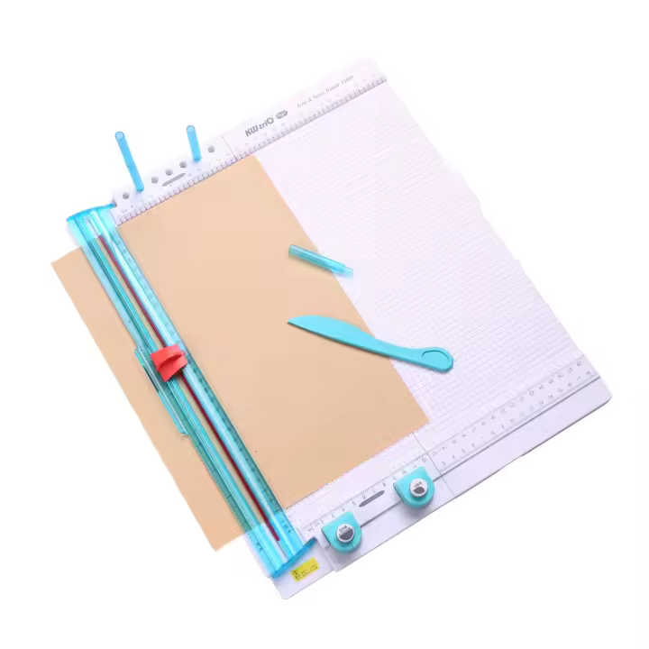 KW-trio 13095 Trimmer De Papel Y Corte De Cartón 7 En 1 Herramienta De Marcado Con Hoja De Papel Para Fotografía Y Manualidades - 1