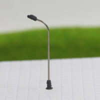 10pcs Lámparas De Calle Escala H0 1:87 3V LED Para Estructura De Ferrocarril Y Edificios Z Gauge Accesorio De Escenografía Para Exterior - details 2