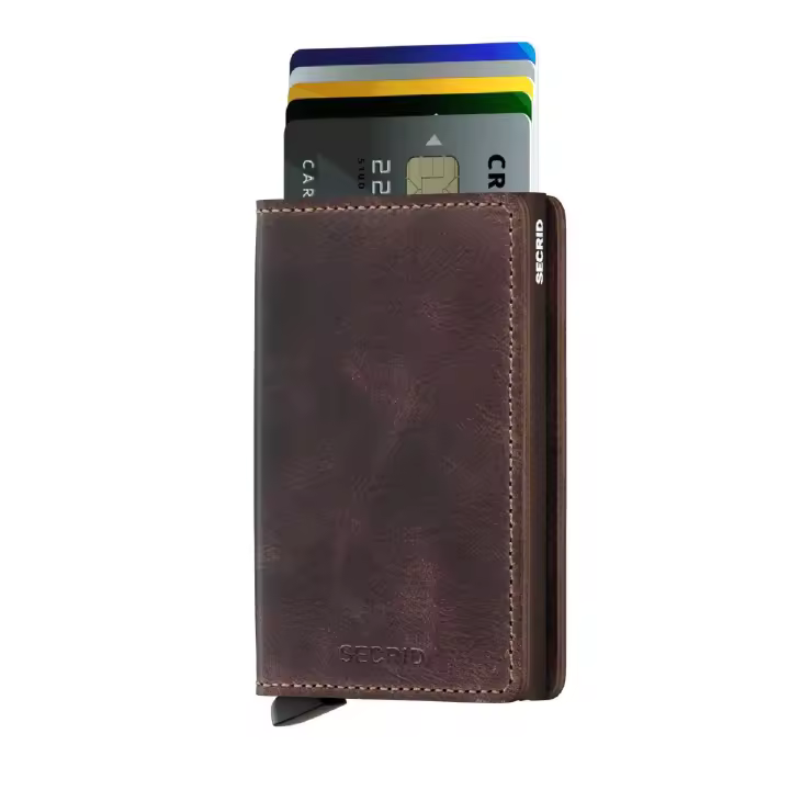 Tarjeta Secrid Slimwallet Vintage Chocolate - 1