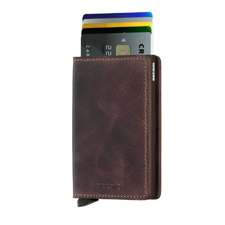 Tarjeta Secrid Slimwallet Vintage Chocolate - 1