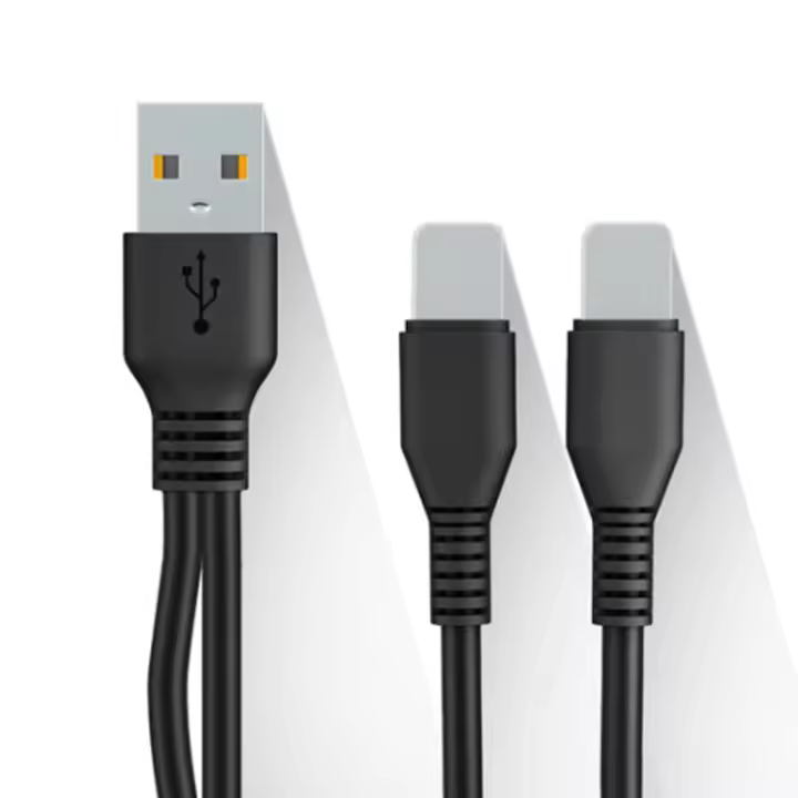Cable USB Tipo C 2 En 1 Micro USB Y Tipo C Carga Rápida 2A Para Android iPhone Huawei Cable De Datos Compatible Con USB a - 1