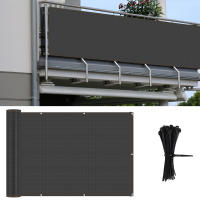 1/2Pcs Pantalla De Privacidad Para Balcón Cubierta De Malla Resistente a La Ruptura 1x6M Panel De Valla De Jardín Piscina Decorativa Para Patio - details 1