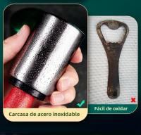 Abrepuertas Automático De Acero Inoxidable Con Imán Para Fiesta Y Barra Herramientas De Cocina Gadgets Ecológicos Metal - details 3