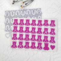 Spanish Happy Birthday Heart Love Bow Alphabet Bear Cherub Metal Cutting Dies Stencils Para Scrapbooking Y Embossing - details 2