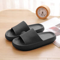 Sandalias De Hueso Grueso Para Mujer EVA Suave Suela Cama De Nubes Pantuflas De Interior Antideslizantes Playa Verano 2025 - details 28