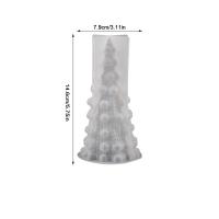 Molde De Silicona Para Vela De Árbol De Navidad 3D Creativo Para Epoxy Resina DIY Aromaterapia Vela Tamaño Estándar De Plantas - details 20