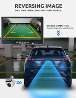 Monitor De Coche MJDOUD AHD Con Cámara Trasera Para Estacionamiento Visión Nocturna 1080P Pantalla 7 Pulgadas 1024*600 24V - details 14