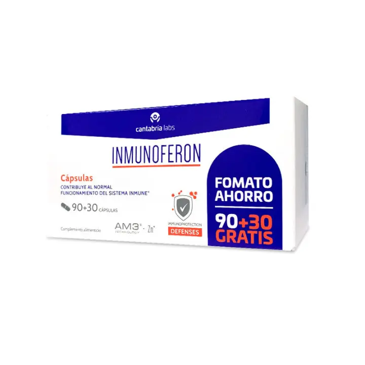 INMUNOFERON FORMATO AHORRO 90 + 30 CÁPSULAS - 1