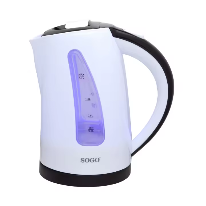 Hervidor De Agua Sogo Inalámbrico - 1,7 L - 1850-2200 W - 1