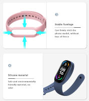 Correas De Pulsera Para Xiaomi Mi Band 7 6 5 4 3 Correa De Pulsera De Silicona Accesorios Para Smartwatch Combinación De Correas De Muñeca - details 3