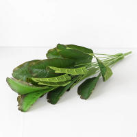 Planta Artificial De Palma Tropical Grande 1pc Hojas De Plátano Falsa Monstera Realista Para Decoración De Jardín Y Hogar Material Plástico - details 6
