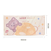 Alfombra para habitación de niños oso amapola, alfombras antideslizantes de juego con luz solar para dormitorios, tapete de dibujos animados para el suelo, guardarropa, decoración de dormitorio 80*160cm - details 7