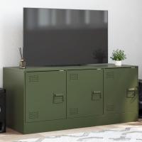 vidaXL Mueble para TV de acero 99x39x44 cm en color Amarillo mostaza/Rosa/Negro y más | almacenamiento funcional diseño moderno para baño dormitorio sala - details 5