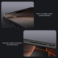Funda Nillkin Para iPhone 16 pro Max/Pro/Plus/CamShield pro Cubierta De Cámara Deslizante Resistente a Arañazos Y Huellas Ligera Antideslizante PC+TPU - details 8