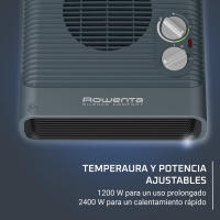 Rowenta Silence Comfort, calefactor compacto, modo Eco, temperatura y potencia ajustables, calefactor con ventilador, SO5115F0 - details 0