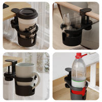Soporte De Taza Para Escritorio Universal Ajustable Con Soporte De Brazo Y Base De Giro De 360 Grados Anti Caída Para Bebidas - details 4