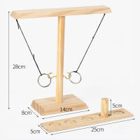 Juego De Tiro De Anillos Para Adultos Juego De Mano Y Anillo Hecho a Mano En Madera Juego De Exterior E Interior Decoración De Patio Juegos De Jardín - details 8