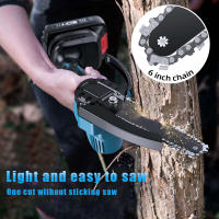 3000W 6Inch Electric Chain Saw Handheld Portable Mini Chainsaw Tree Wood Cutter Pruning Garden Power Tool For Makita 18V Battery - details 1
