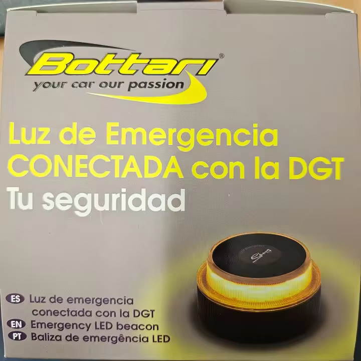 Luz de emergencia Baliza V16 conectada con la DGT 3.0 homologada - 1
