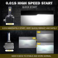 Lámparas LED D1S D3S Para Faros De Coche D2S D4S D8S 70W Alta Y Baja Intensidad CANBUS D2R D4R CSP Chip 6000K Plug&Play 12V 24V - details 6