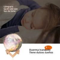 Lámpara De Noche LED 3D Recargable Luces De La Luna Con Interruptor Táctil Decoración Para Dormitorio Regalos De Cumpleaños Venta Caliente - details 8