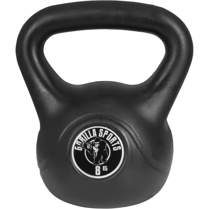 Gorilla Sports Kettlebell o Pesa rusa con revestimiento de vinilo - 1
