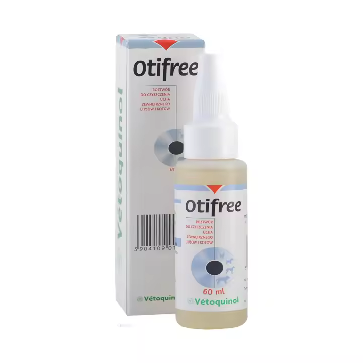 Otifree 60 ml limpiador auricular para perros y gatos Vetoquinol - 1