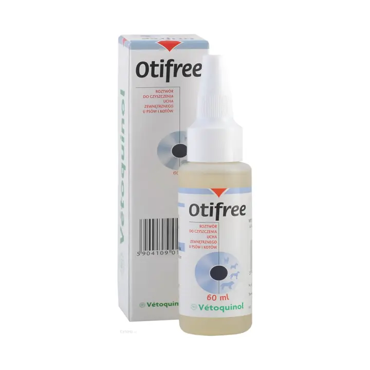 Otifree 60 ml limpiador auricular para perros y gatos Vetoquinol - 1
