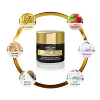 PostQuam - Crema Facial de Noche Antiedad Nutritiva y Regeneradora Luxury Gold - Crema de Noche Acido Hialuronico con Oro Coloidal, Manteca de Karité, Germen de Trigo, Rosa Mosqueta y Vitamina E - Crema Antiedad y Antioxidante - 50 ml - details 0