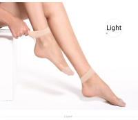 20 Piezas 10 Pares De Calcetines Cortos De Bambú Para Mujer Verano Delgados Y Transparentes De Seda Ideal Para Niñas Calidad Superior - details 13