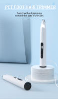 ROJECO Afeitadora Profesional Para Perros Y Gatos Con LED Recargable Para Peluquería De Mascotas Cuchilla De Cerámica Y Acero Inoxidable Tamaño Compacto - details 0