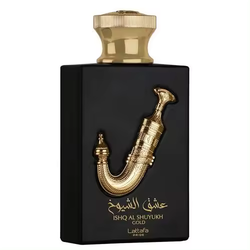ISHQ AL SHUYUKH GOLD BY LATTAFA PRIDE EAU DE PARFUM 100 ML. UNISEX EN AEROSOL***DULCE Y EXOTICO***PARA USAR TODOS LOS DIAS - 1